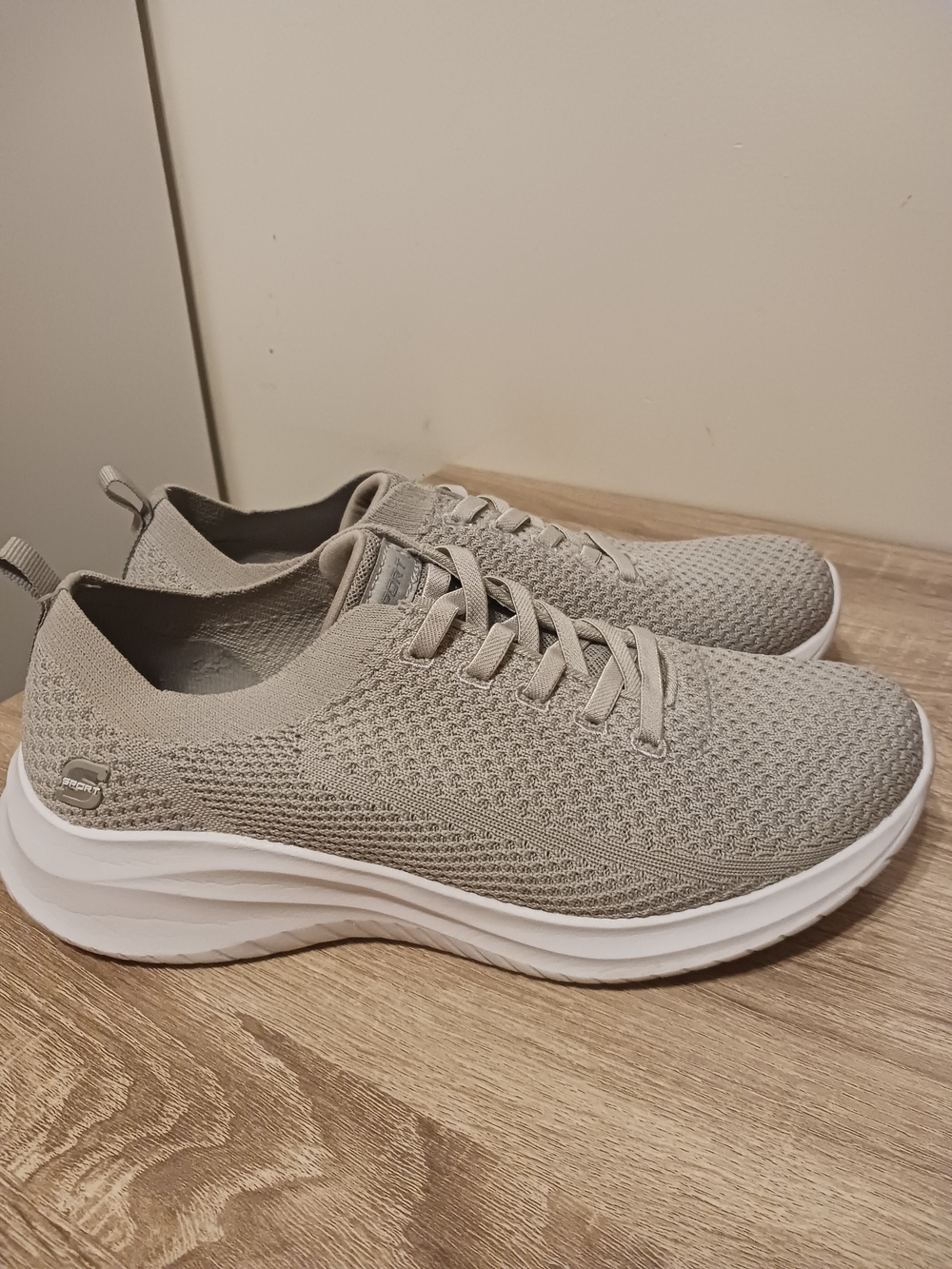 Skechers Sport Knit Slip-in Sneakers - Light Gray